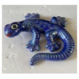 Ceramic Painted Salamander 9"