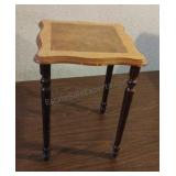 Small Vintage Side Table leg loose 15x12x12