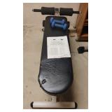 Exercise Bench w/Hand Weights