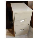 2 Drawer Metal Filing Cabinet 29x22x15