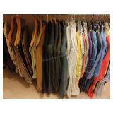 Mens Clothing Bottom Rack Closet Section