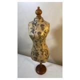 Decorative Dress Form   25" Tall