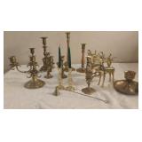 Baldwin Brass/Assorted Candlesticks