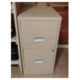 2 Drawer Metal Filing Cabinet