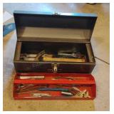 Metal Tool Box w/Contents