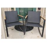 Pair of Outdoor Rocker Chairs