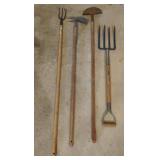 Pitch Fork, Assorted Yard Tools