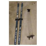 Rossignol Lake Placid Skiis and Ski Poles