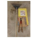 Rake, Pack of Lawn Bags and More