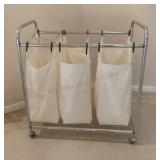 Rolling Laundry Sorter 32x31x18