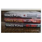 Trio of Vince Flynn Hardcover Books
