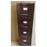 4 Drawer Metal Filing Cabinet 52x15x27