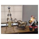 Animated Elf & Assorted Christmas Decor
