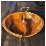 Vintage Sequoia Ware divided serving or relish
