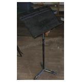 Adjustable music stand.