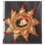 Scandinavian hand-woven straw and star Christmas