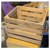 Wooden field crate. 12x18x15.