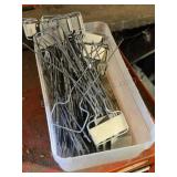 Container of aluminum garden labels.
