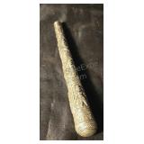 Silver plated cane/umbrella handle with Hindu