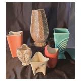 Assorted ceramic vases. Including McCoy, Shawnee
