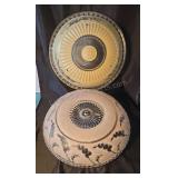 Art Deco glass ceiling light shades from the 30s &