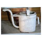 Galvanized two gallon water can
