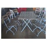 Authentic German Beer Garden Bistro Set featuring