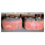 Two metal marine gas cans. 6gals. each.