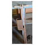 Antique tree sapling planter