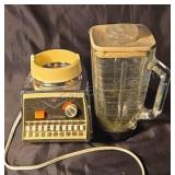 Osterizer Pulsematic blender. Powers up and turns