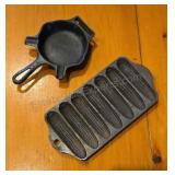 Griswold cast iron mini cornbread, pan and