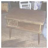 Mid century two tiered side table.
