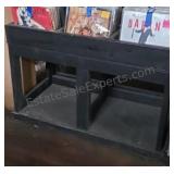LP display rack with storage underneath. LPS NOT