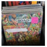 LPs. Collection of top ten chart albums and one