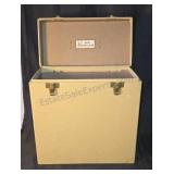 Vintage Portable LP storage box. 14x13ï¿½x7