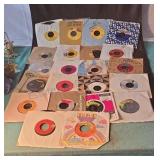 45rpm records. Various artists including The