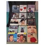 45 RPM records in picture sleeves. Various