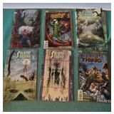 Vertigo comics. Swamp Thing. One cover is