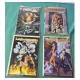 Graphic novels. Witchblade, Starslayer, and Lady