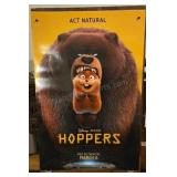 Official movie poster. "Hoppers". Reverse
