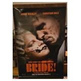 Official movie poster. "Bride". Reverse printed