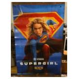 Official movie poster. "Supergirl". Reverse