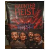 Official movie poster. "Haunted Heist". Reverse