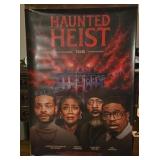 Official movie poster. "Haunted Heist". Reverse
