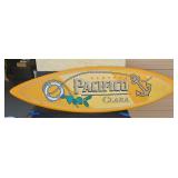 Pacifico Clara Cerveza plastic surfboard shaped