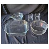 Clear glassware pyrex and anchor hockey