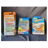 Hot Wheels and Matchbox diecast cars. NIB.