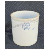 Antique 2-gallon stoneware crock made by the Star