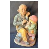Porcelain figurine reminiscent of Norman