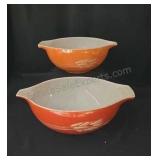 Pyrex serving dishes. Autumn Harvest. 2 pieces.
